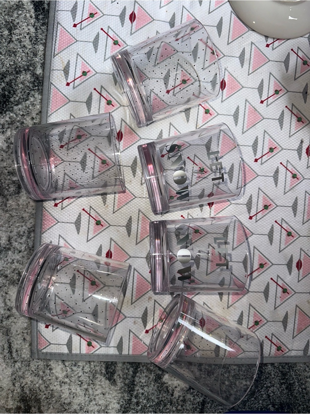Kate spade plastic cup bundle